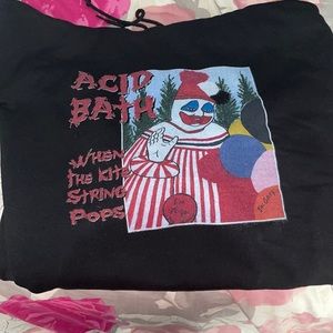 Black Acid Bath Hoodie